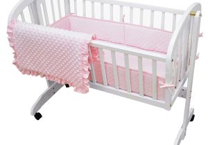 Half Crib that attaches to Bed Buy American Baby Company Cotton 3 Piece Cradle Bedding Set Pink