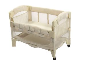 Half Crib that Connects to Bed Amazon Com Arm S Reach Euro Mini Arc Co Sleeper Bedside Bassinet