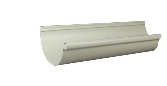 Half Round Vs K Style Gutters Spectra Metals 6 In X 10 Ft Half Round Almond Aluminum Gutter