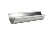 Half Round Vs K Style Gutters Spectra Metals 6 In X 10 Ft Half Round Low Gloss White Aluminum