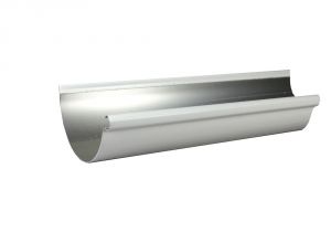 Half Round Vs K Style Gutters Spectra Metals 6 In X 10 Ft Half Round Low Gloss White Aluminum