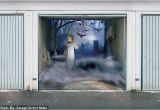 Halloween Garage Door Covers Halloween 2011 Spooky 3 D Garage Door Covers by Thomas