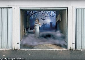 Halloween Garage Door Covers Halloween 2011 Spooky 3 D Garage Door Covers by Thomas