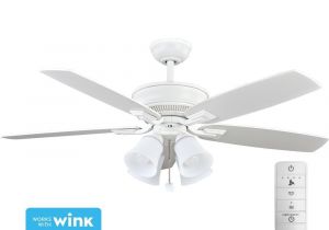 Hampton Bay Cabinets Pricing and Planning Guide Hampton Bay Devron 52 In Led Indoor Matte White Smart Ceiling Fan