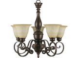 Hampton Bay Lighting Catalog Hampton Bay Carina 5 Light Aged Bronze Chandelier 15670