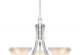 Hampton Bay Lighting Catalog Hampton Bay Nove 5 Light Brushed Nickel Chandelier Shop