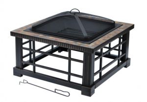 Hampton Bay Simone Fire Pit Replacement Parts Best Hampton Bay Woodspire 30 In Square Slate Steel Fire