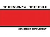 Hancock Fabric Store In Lubbock Tx 2014 Texas Tech Football Media Supplement by Texas Tech athletics