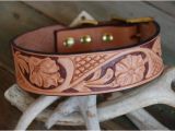 Hand tooled Leather Dog Collars Hand tooled Leather Collar