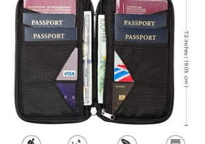 Hanging Traveler Case 31 2019 Amazon Com Travel Wallet Family Passport Holder W Rfid Blocking