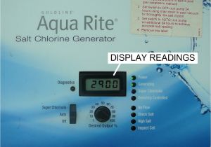 Hayward Aqua Rite Diagnostics How to Read and Adjust the Hayward Aqua Rite Scg Operational Values