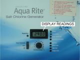 Hayward Salt System Troubleshooting How to Read and Adjust the Hayward Aqua Rite Scg Operational Values