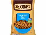 Healthy Food Stores Reno Snyder S Of Hanover Unsalted Mini Pretzels 12 Oz Walmart Com