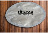 Heat Shield for Fire Pit On Deck Deck Protector Fire Pit Heat Shield Outdoor Fire Pits