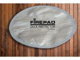 Heat Shield for Fire Pit On Deck Deck Protector Fire Pit Heat Shield Outdoor Fire Pits