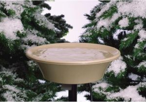 Heated Bird Bath Menards Heated Stone Colored Birdbath with Deck and Pole Mount at