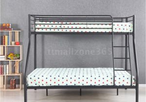 Heavy Duty Metal Twin Over Full Bunk Beds Ikayaa Twin Over Full Bunk Metal Bed Frame Bedroom Dorm