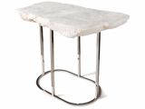 Height Adjustable Coffee Table Expandable Into Dining Table India Grady Selenite Crystal Table Contemporary Metal Stone Coffee