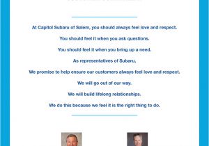 Helping Hands Salem oregon Subaru Love Promise Begins with Capitol Subaru Of Salem In Salem or