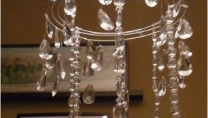 Hobby Lobby Crystals for Chandelier the Happy Homebodies Tutorial Diy Faux Crystal Chandelier
