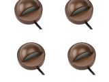 Hockey Puck Led Lights Home Depot Illumine 1 Light Outdoor Matte Bronze Led Hockey Puck Cli