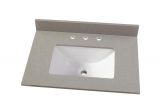 Home Depot Custom order Vanity top Home Decorators Collection 31 In W X 22 In D Engineered Quartz