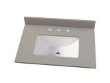 Home Depot Custom order Vanity top Home Decorators Collection 31 In W X 22 In D Engineered Quartz