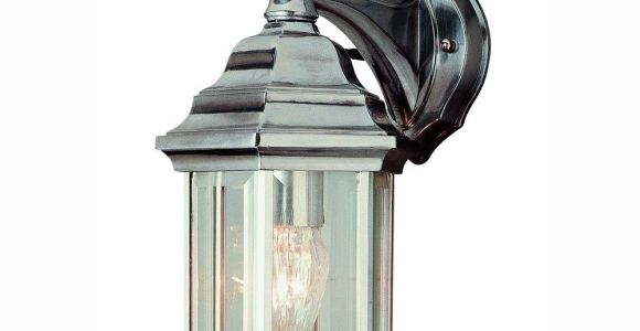Home Depot Outdoor Coach Lights Bel Air Lighting Pentagon 1 Light Brushed Nickel Outdoor