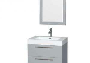 Home Depot Powder Room Vanities Wyndham Collection Amare 29 In W X 20 In D Vanity In Dove Gray