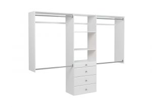Home Depot Shoe Storage Cabinets Martha Stewart Living 14 In D X 96 In W X 72 In H Classic White