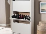 Home Depot Shoe Storage Cabinets Martha Stewart Living 24 In Classic White Shoe Shelf 3 Pack W6