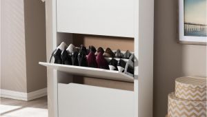 Home Depot Shoe Storage Cabinets Martha Stewart Living 24 In Classic White Shoe Shelf 3 Pack W6