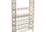 Home Depot Wire Shoe Racks International Concepts 24 Bottle Unfinished solid Wood Wine Rack Wr