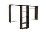 Home Depot Wire Shoe Racks Martha Stewart Living 14 In D X 96 In W X 72 In H Espresso Wood