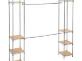Home Depot Wire Shoe Racks Trinity 14 In D X 78 In W X 84 In H Chrome Expandable Wire Closet