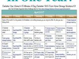 Home Storage solutions 101 52 Week Challenge Free Printable April 2017 Decluttering Calendar with Daily 15 Minute