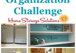 Home Storage solutions 101 52 Week Challenge Steps for Laundry Room organization