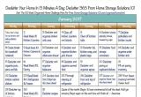 Home Storage solutions 101 Calendar Free Printable January 2017 Decluttering Calendar with Daily 15