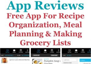 Home Storage solutions 101 Calendar Pepperplate App Review for Recipes Meal Planning Making Grocery