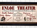 Home theater Wall Decor Plaques Signs Personalized Home theater Movie Reel Matinee Cinema