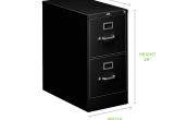 Hon File Cabinet Key Blank Hon 310 Series Vertical File 2 Drawers 26 12 D Black by Office Depot