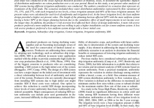 Horizon Irrigation Near Me Pdf Economic Analysis Of Subsurface Drip Irrigation System Uniformity