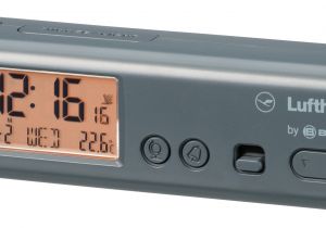 How A Battery Powered Clock Works Lufthansa Worldtime Alarm Clock with thermometer and torch Mode