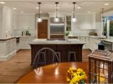 How Many Pendant Lights Over 7 Foot island 212th Dr Traditional Kitchen Seattle by Interiors