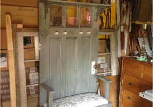 How to Build A Hall Tree From An Old Door Macgirlver A Different Bench Made From An Old Door A