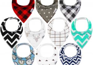 How to Check Cotton On Gift Card Balance Amazon Com 10 Pack Baby Bandana Drool Bibs for Drooling and