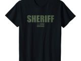 How to Check Cotton On Gift Card Balance Amazon Com Sheriff Od Green On Duty Uniform T Shirt Clothing