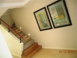 How to Decorate A Half Wall Ledge Half Height Wall Timber Bullnose Timber Handrail and Stainless