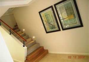 How to Decorate A Half Wall Ledge Half Height Wall Timber Bullnose Timber Handrail and Stainless