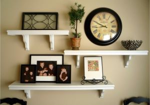 How to Decorate A Half Wall Ledge Picture and Shelves On Wall together It All Started after Being